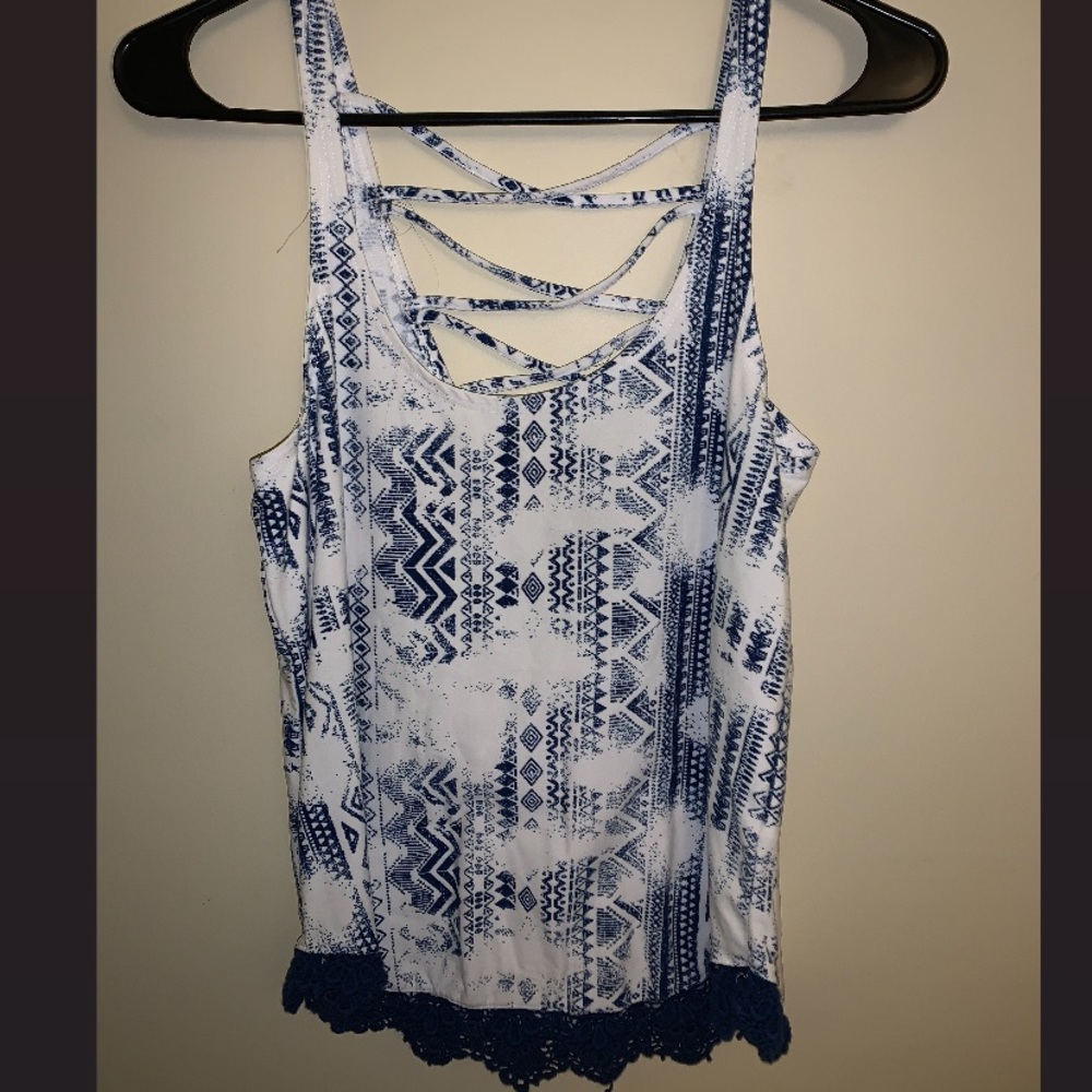 Small Derek Heart patterned tank top